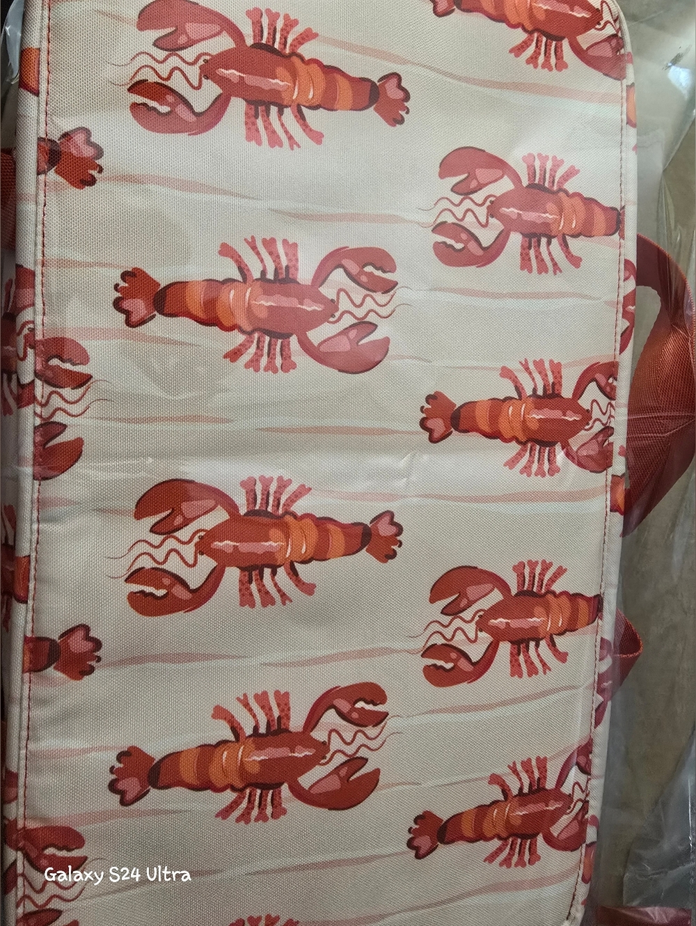 Vera Bradley Family Cooler Tote In Polyester NWT. Lobster Clause Design - Picture 8 of 9
